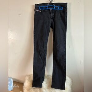 Diesel Industry Jeans Black Stretchy Slim Fit low Waist